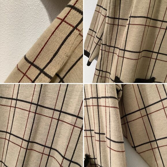 Prosperity 90s Tan English Countryside Preppy Dark Academia Old Money Sweater S - Picture 9 of 10